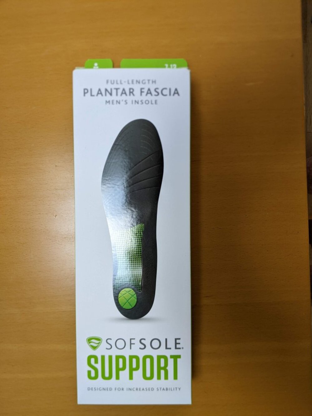 SOFSOLE full-size Plantar Fascia Men's insole